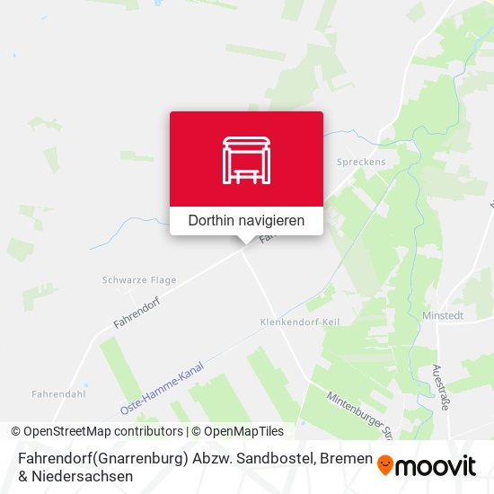 Fahrendorf(Gnarrenburg) Abzw. Sandbostel Karte