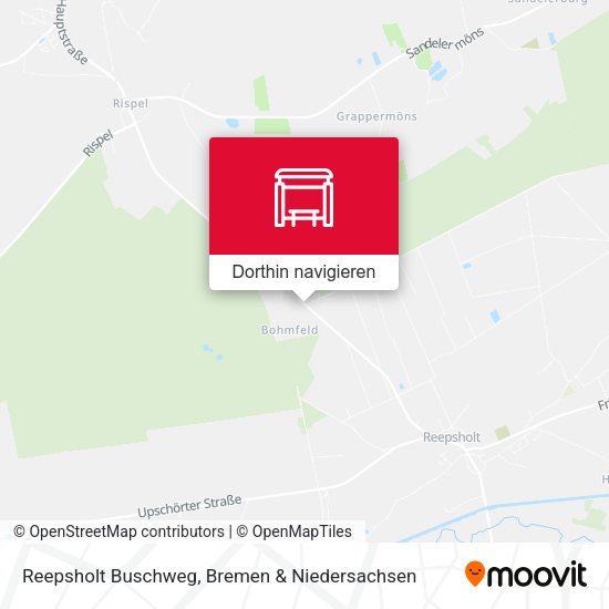 Reepsholt Buschweg Karte