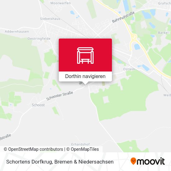 Schortens Dorfkrug Karte