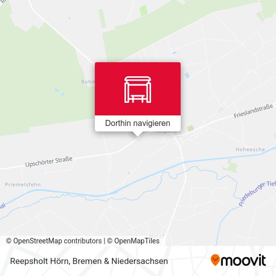 Reepsholt Hörn Karte