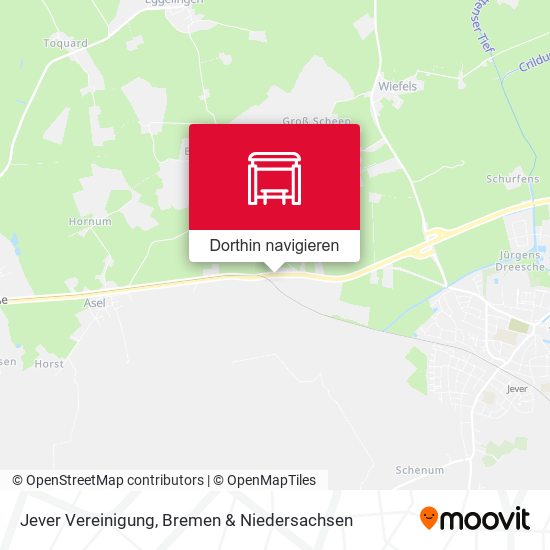 Jever Vereinigung Karte