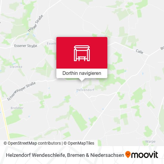 Helzendorf Wendeschleife Karte