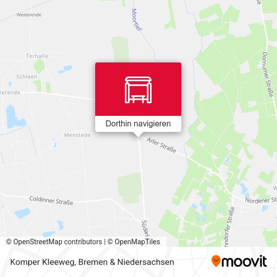 Komper Kleeweg Karte