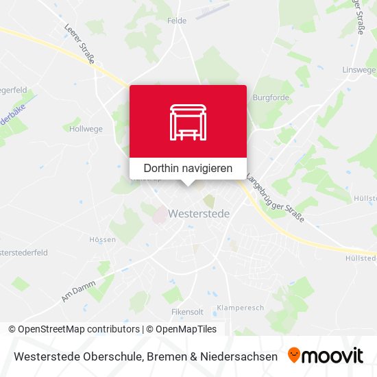 Westerstede Oberschule Karte