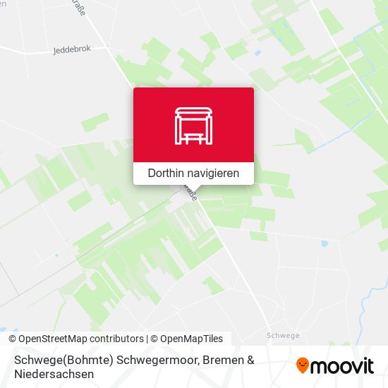 Schwege(Bohmte) Schwegermoor Karte