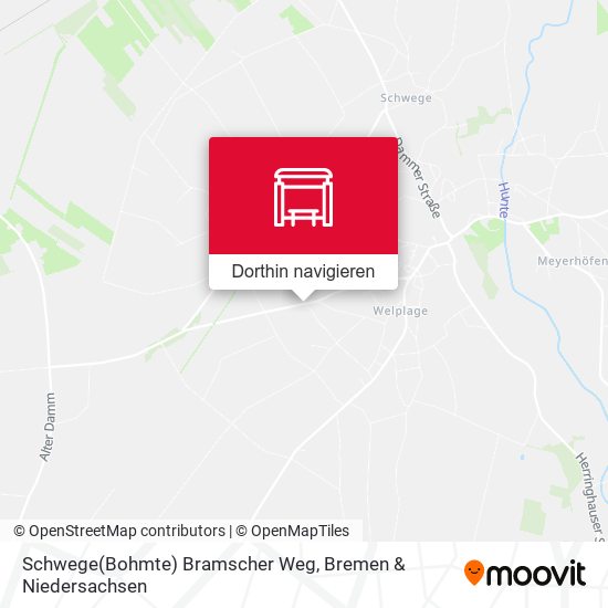 Schwege(Bohmte) Bramscher Weg Karte