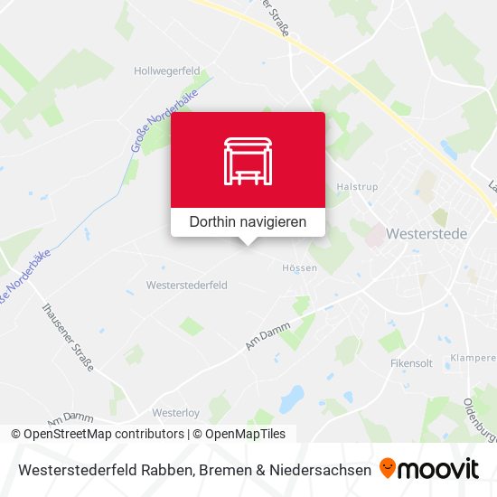 Westerstederfeld Rabben Karte
