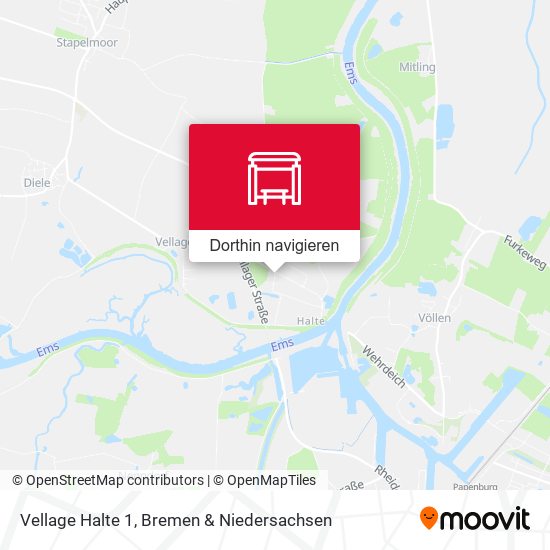 Vellage Halte 1 Karte