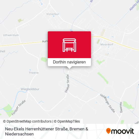 Neu-Ekels Herrenhüttener Straße Karte