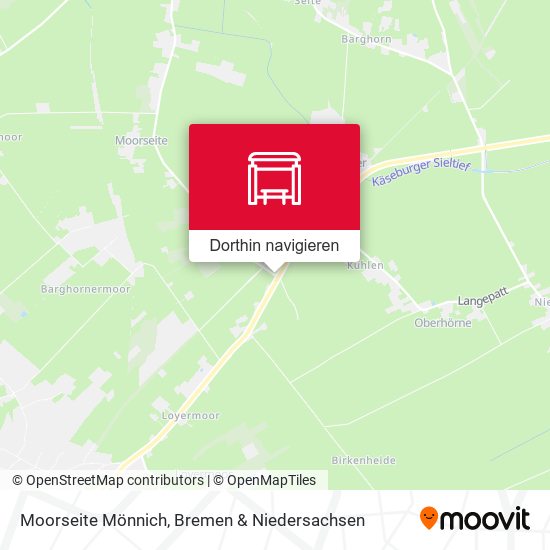 Moorseite Mönnich Karte