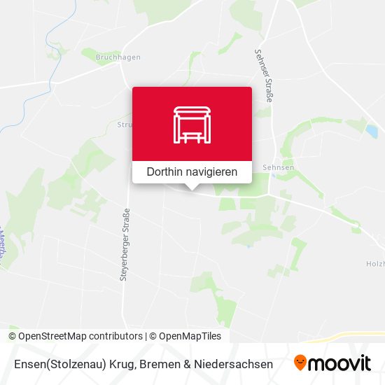 Ensen(Stolzenau) Krug Karte