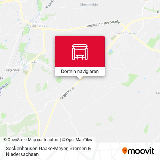 Seckenhausen Haake-Meyer Karte