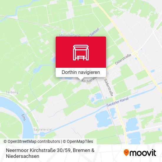 Neermoor Kirchstraße 30/59 Karte