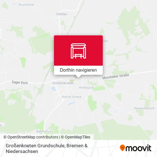 Großenkneten Grundschule Karte