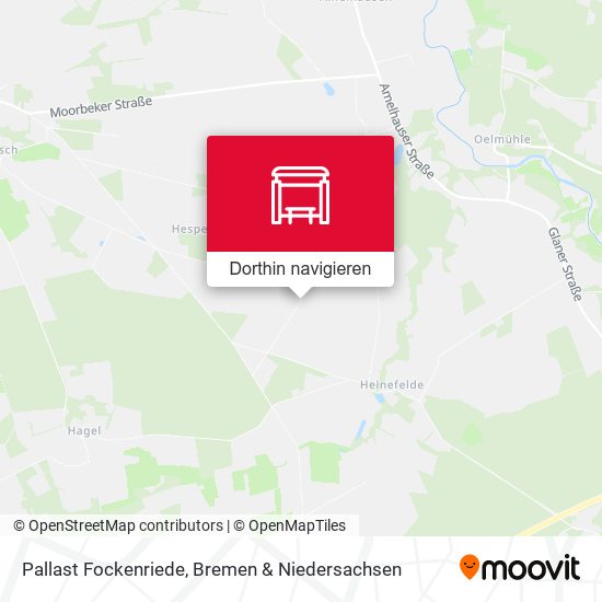 Pallast Fockenriede Karte