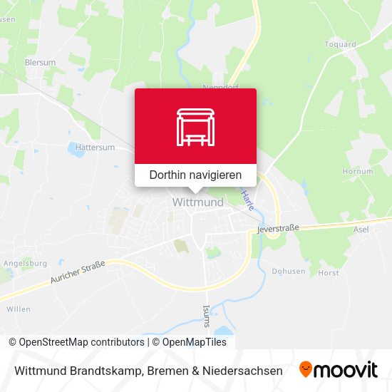 Wittmund Brandtskamp Karte