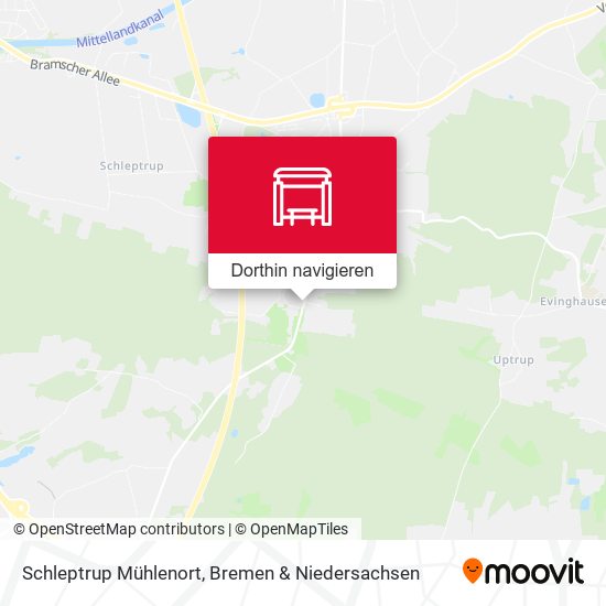 Schleptrup Mühlenort Karte