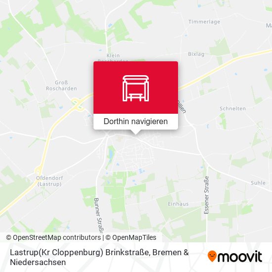 Lastrup(Kr Cloppenburg) Brinkstraße Karte