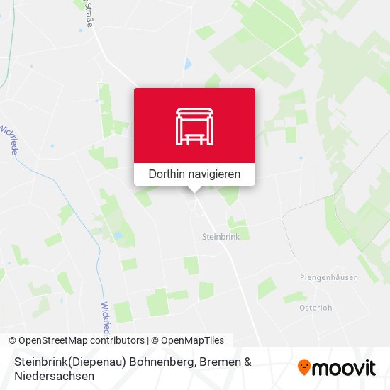 Steinbrink(Diepenau) Bohnenberg Karte