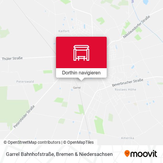 Garrel Bahnhofstraße Karte