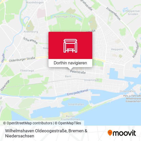 Wilhelmshaven Oldeoogestraße Karte