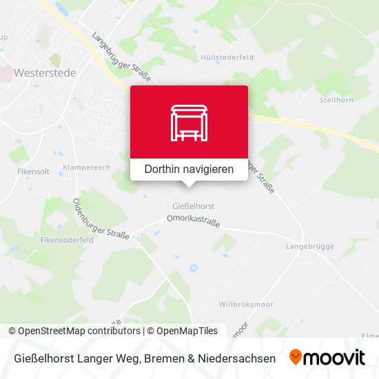 Gießelhorst Langer Weg Karte