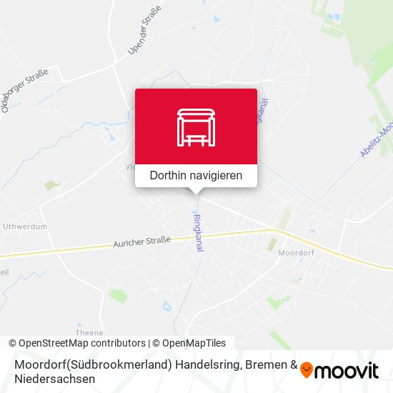 Moordorf(Südbrookmerland) Handelsring Karte