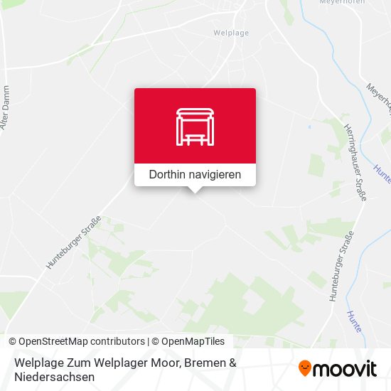 Welplage Zum Welplager Moor Karte