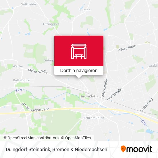 Düingdorf Steinbrink Karte