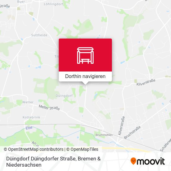 Düingdorf Düingdorfer Straße Karte