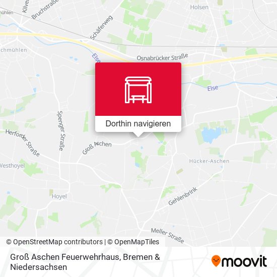 Groß Aschen Feuerwehrhaus Karte