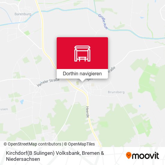 Kirchdorf(B Sulingen) Volksbank Karte