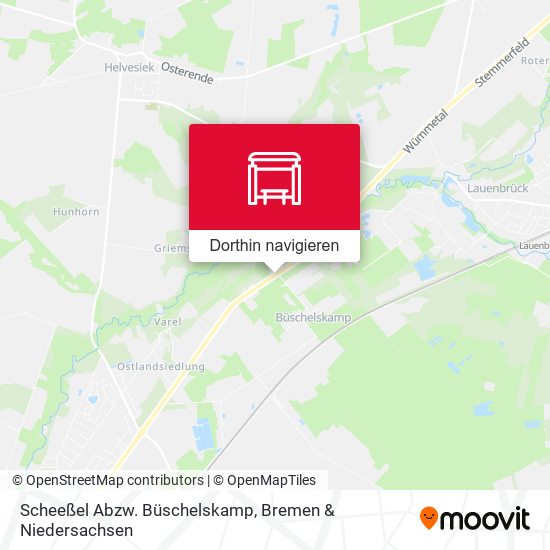 Scheeßel Abzw. Büschelskamp Karte