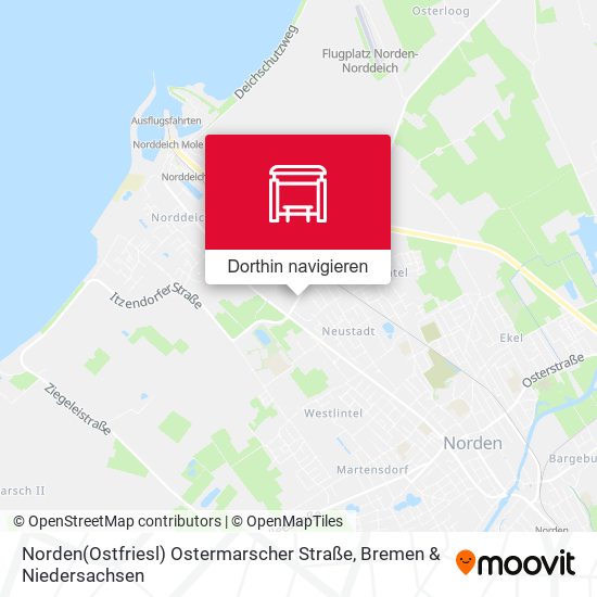 Norden(Ostfriesl) Ostermarscher Straße Karte