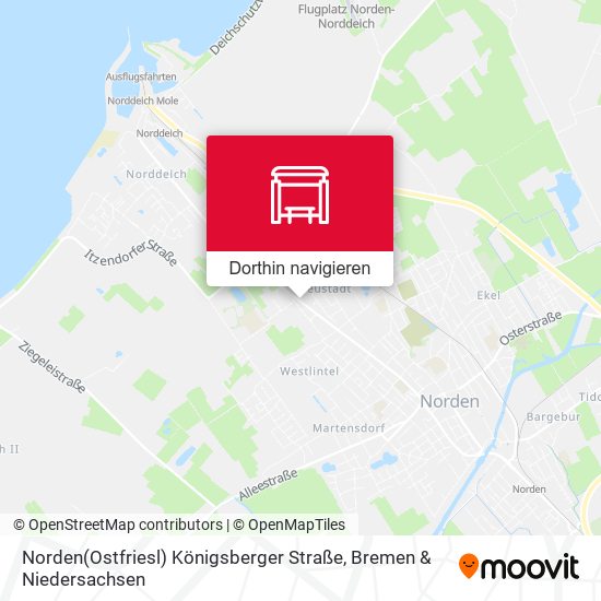 Norden(Ostfriesl) Königsberger Straße Karte