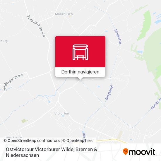 Ostvictorbur Victorburer Wilde Karte