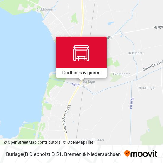 Burlage(B Diepholz) B 51 Karte