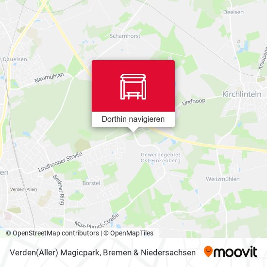 Verden(Aller) Magicpark Karte