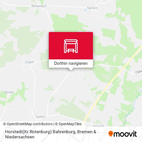 Horstedt(Kr Rotenburg) Bahrenburg Karte