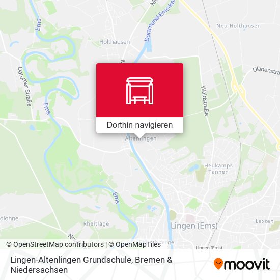 Lingen-Altenlingen Grundschule Karte
