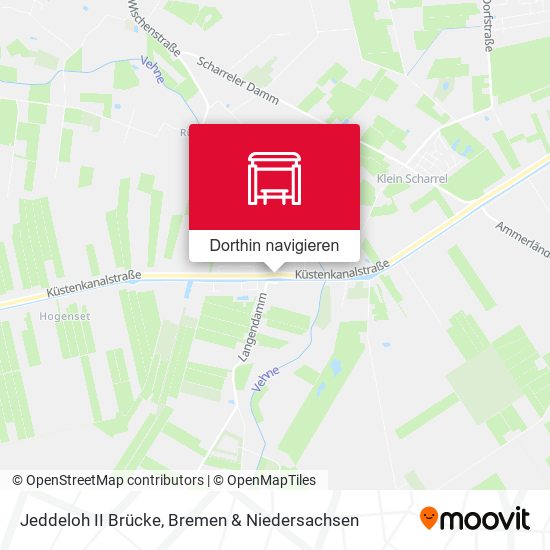 Jeddeloh II Brücke Karte