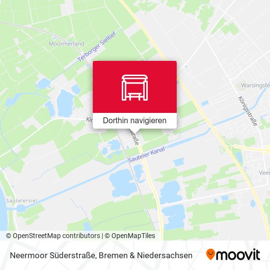 Neermoor Süderstraße Karte