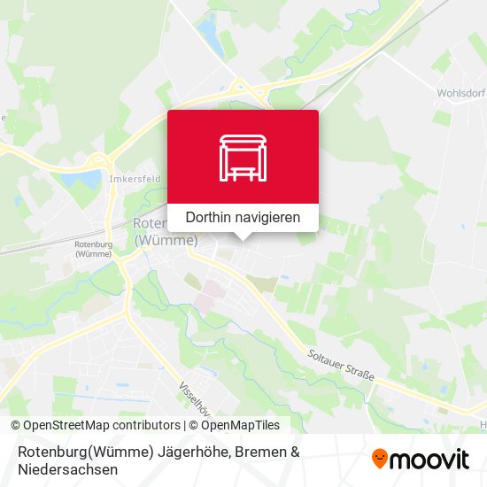 Rotenburg(Wümme) Jägerhöhe Karte