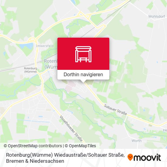 Rotenburg(Wümme) Wiedaustraße / Soltauer Straße Karte