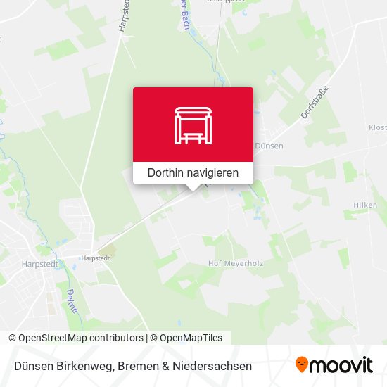 Dünsen Birkenweg Karte