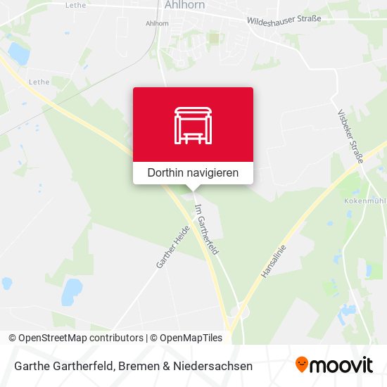 Garthe Gartherfeld Karte