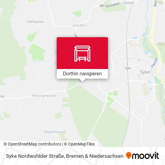 Syke Nordwohlder Straße Karte