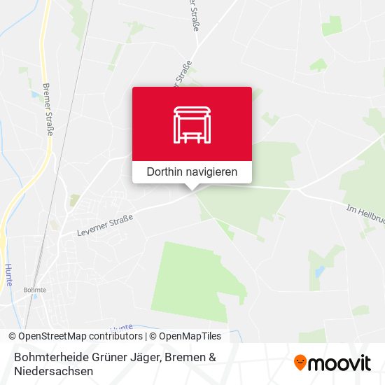 Bohmterheide Grüner Jäger Karte