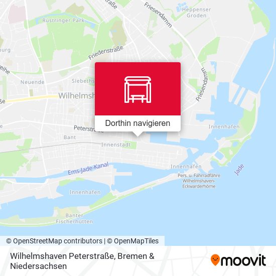 Wilhelmshaven Peterstraße Karte