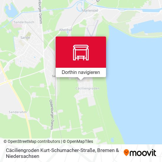 Cäciliengroden Kurt-Schumacher-Straße Karte